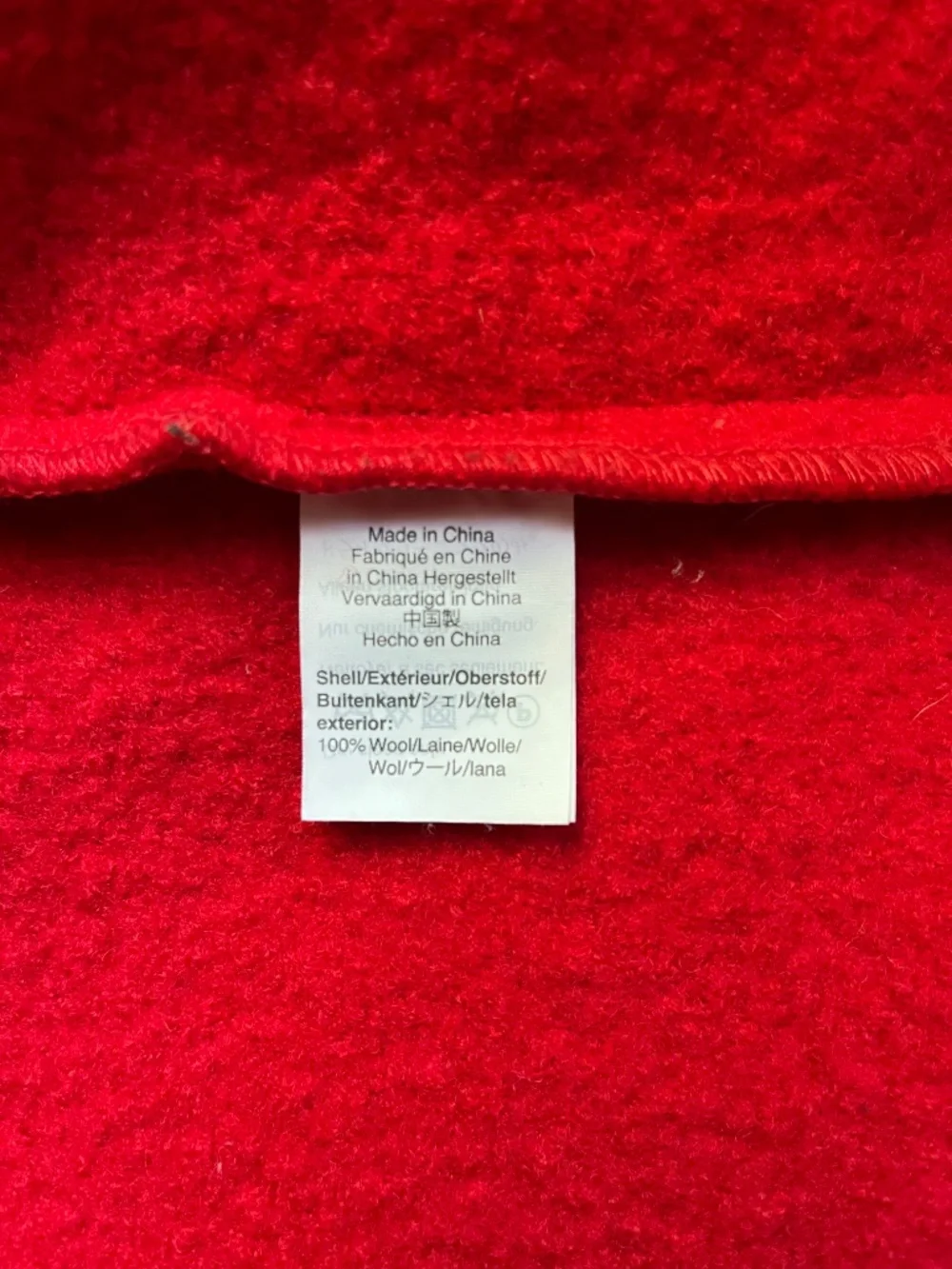 J. Crew 100% Italian Wool Red Blazer Coat, size S